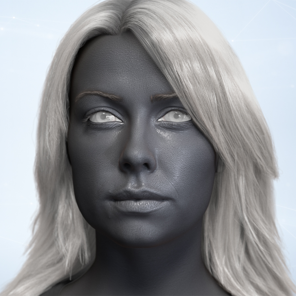 SSS of a 3D model of a woman